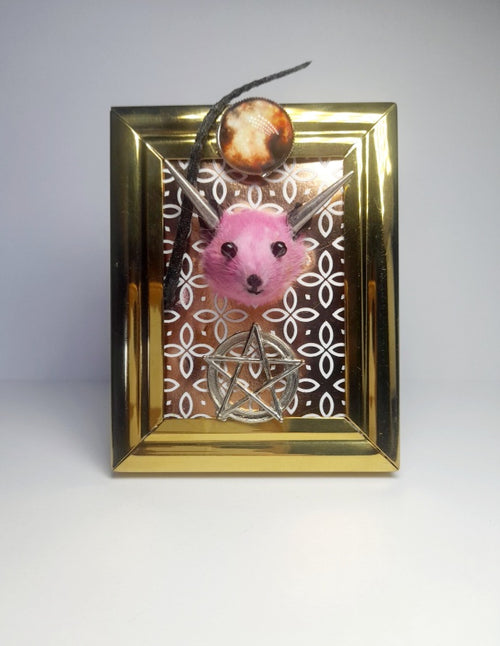 Dark Devil Mouse Head In Frame