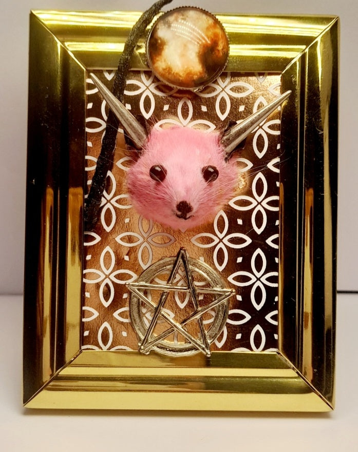 Dark Devil Mouse Head In Frame
