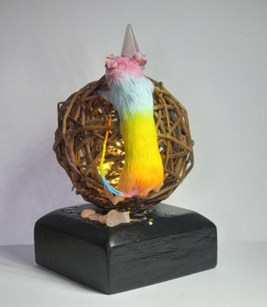 Light Up Rainbow Mouse Lamp