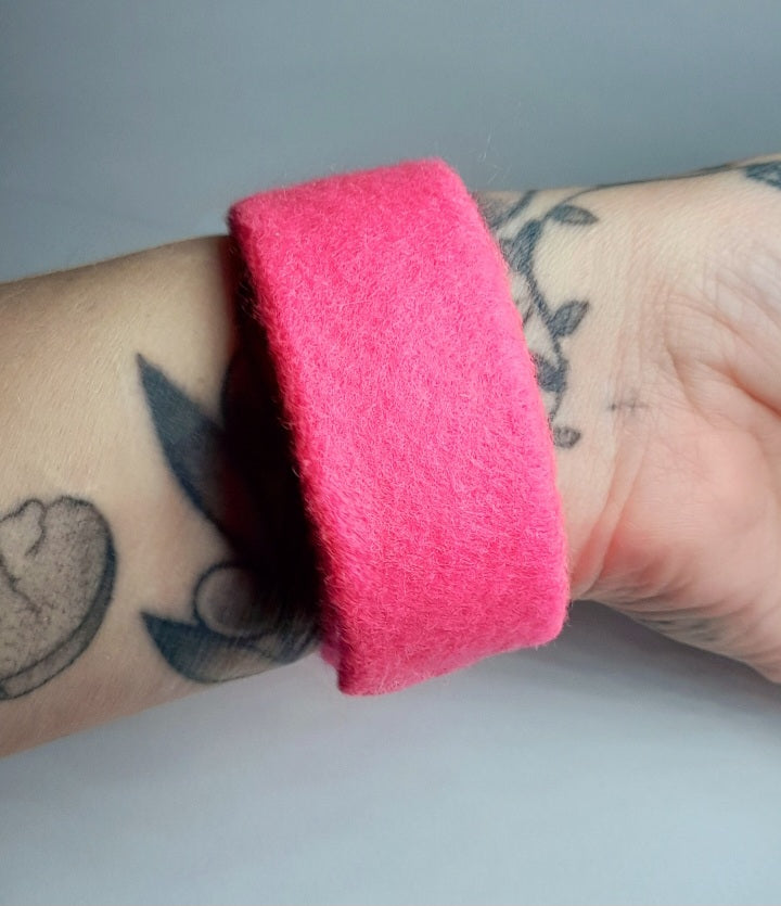 Yellow Mouse Head Slap Bracelet