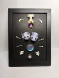 Double Trouble Taxidermy Mouse Head Oddity Frame
