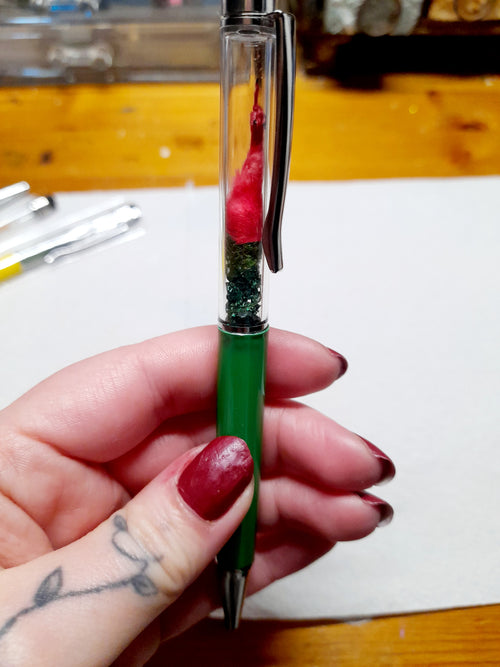 Fuxk You Pen Friend - Red Arm & Green Barrel
