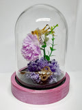 Real Locust Oddity Glass Dome