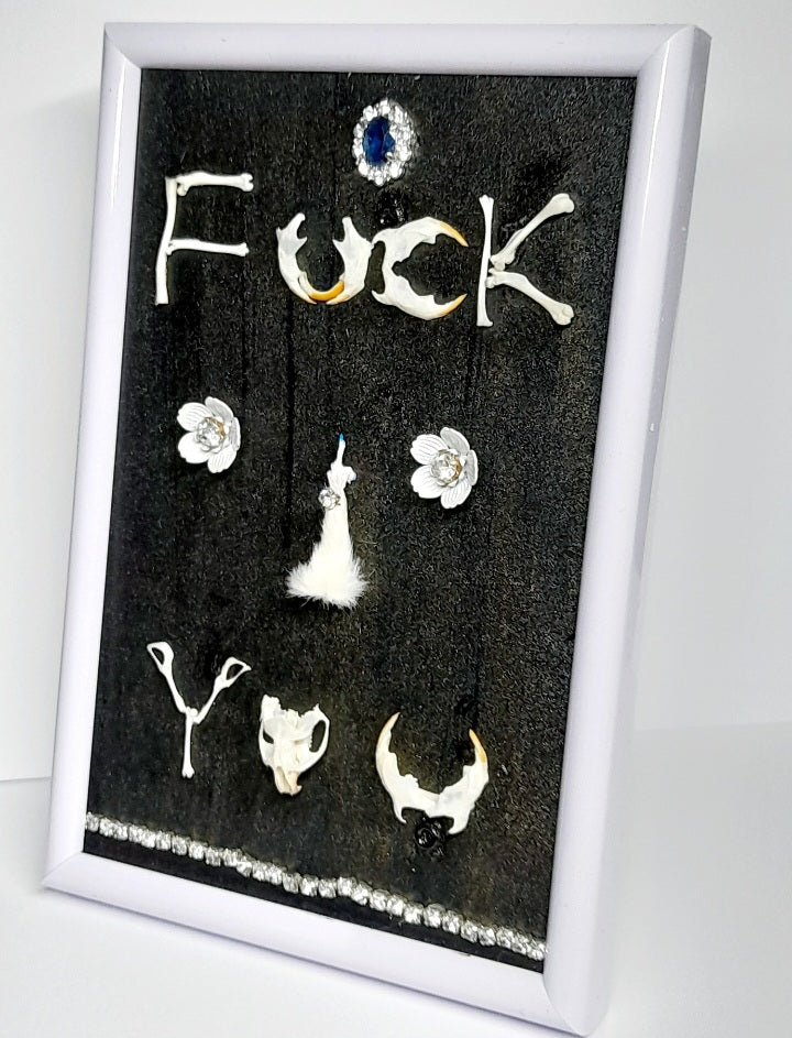 Very Rude Taxidermy & Rodent Bone 6x4 Frame