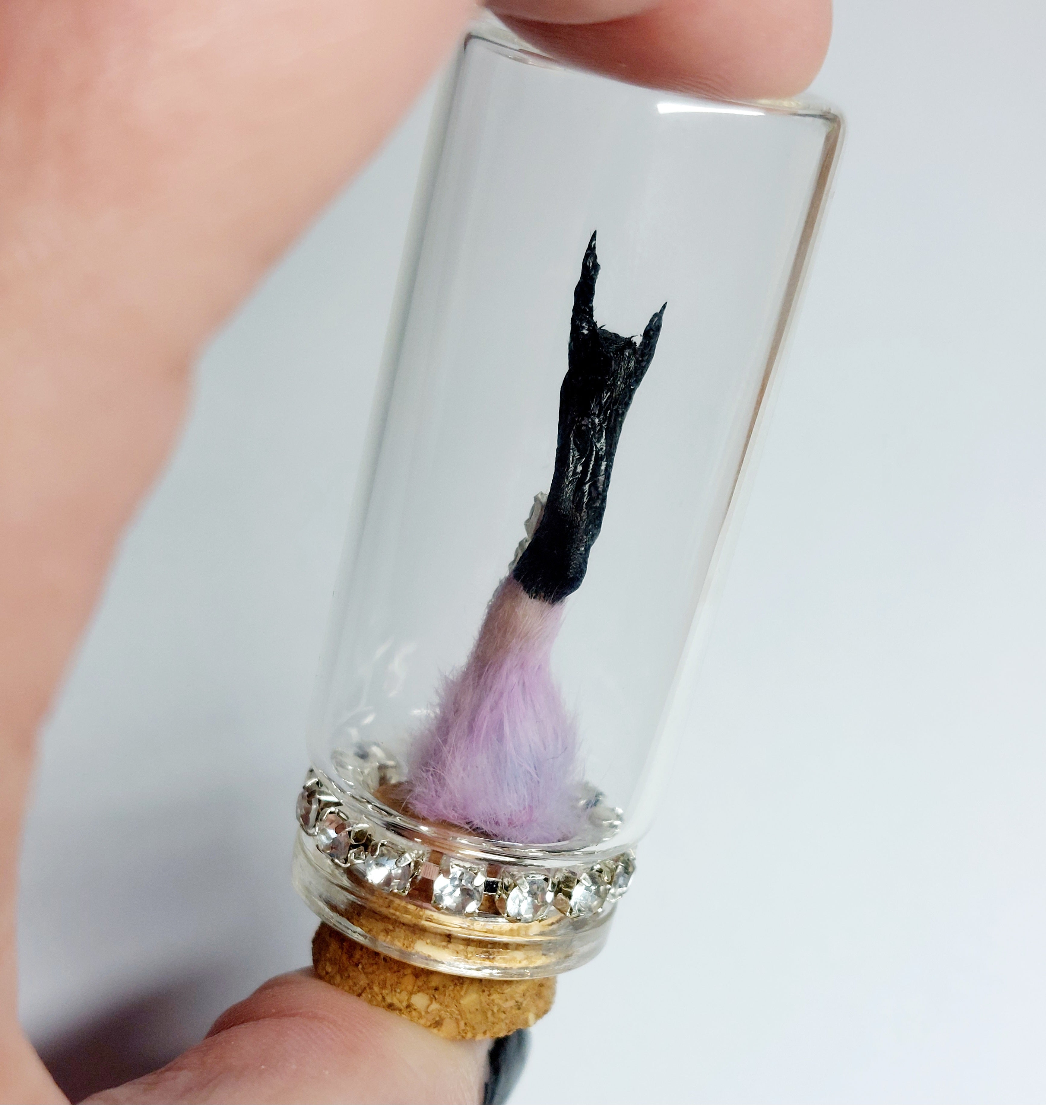 Purple/Black Jewelled Rock N Roll Mouse Arm