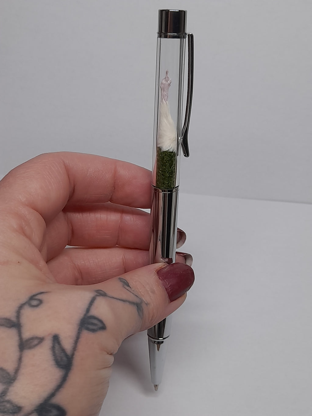 Fuxk You Pen Friend- White Arm & Silver Barrel
