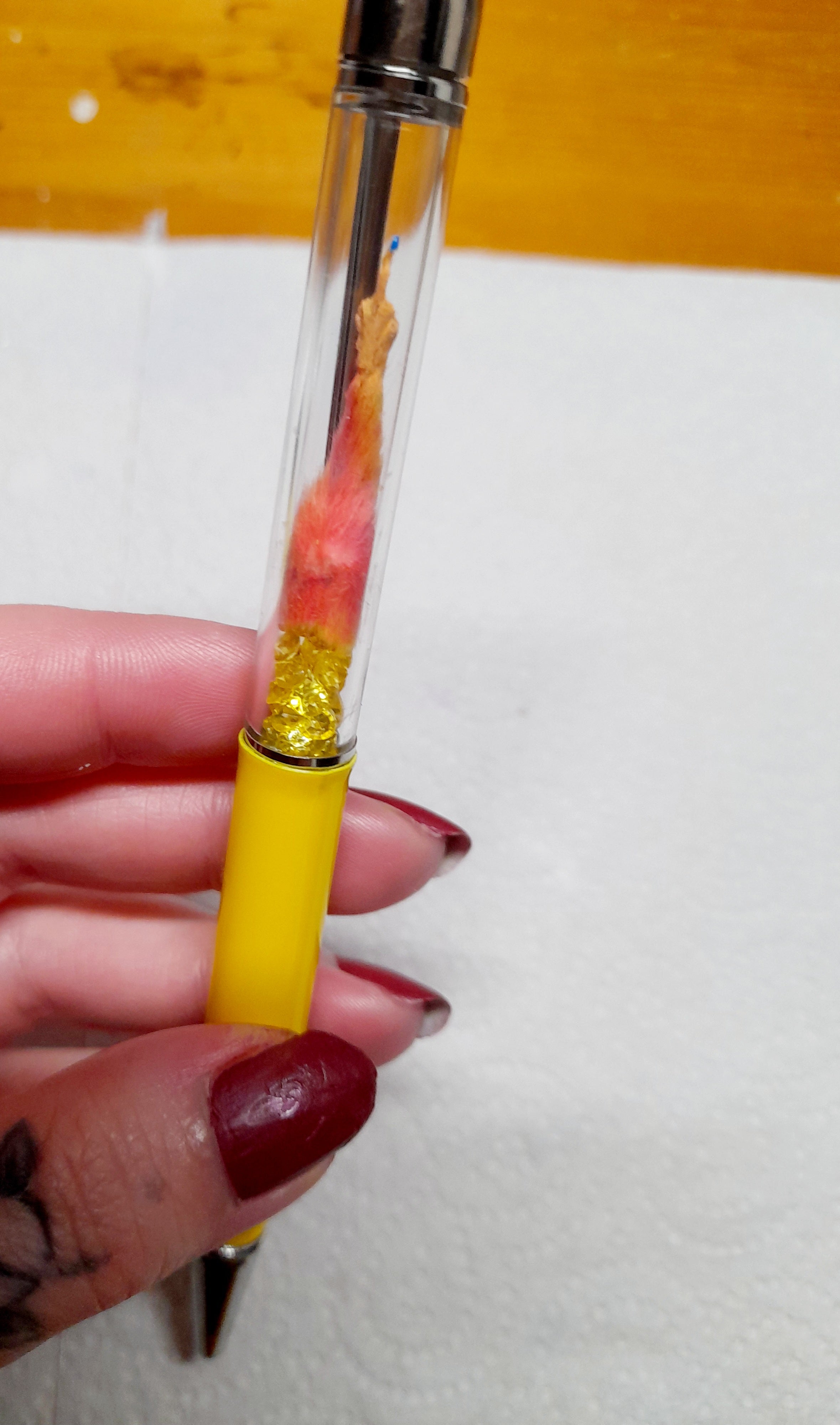 Fuxk You Pen Friend- Rainbow Arm + Yellow Barrel