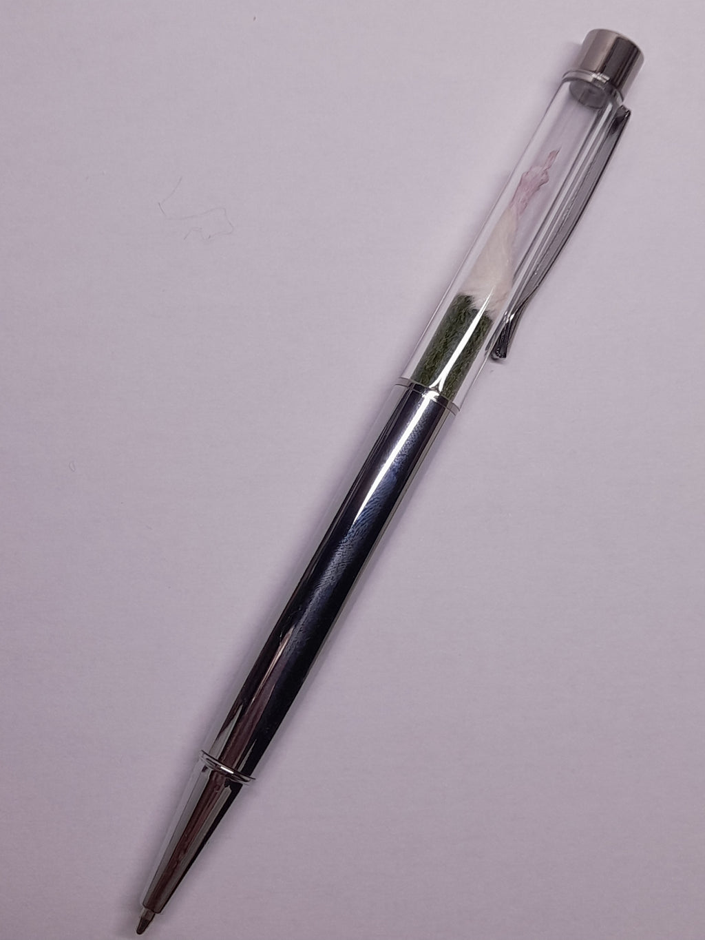 Fuxk You Pen Friend- White Arm & Silver Barrel