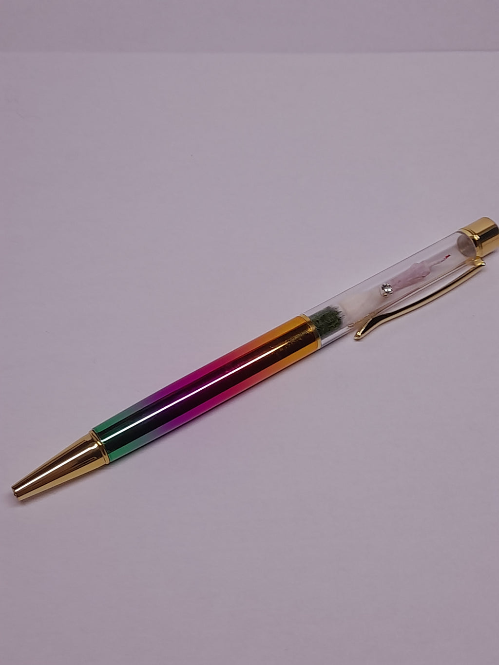 Fuxk You Pen Friend- White Arm & Rainbow Barrel