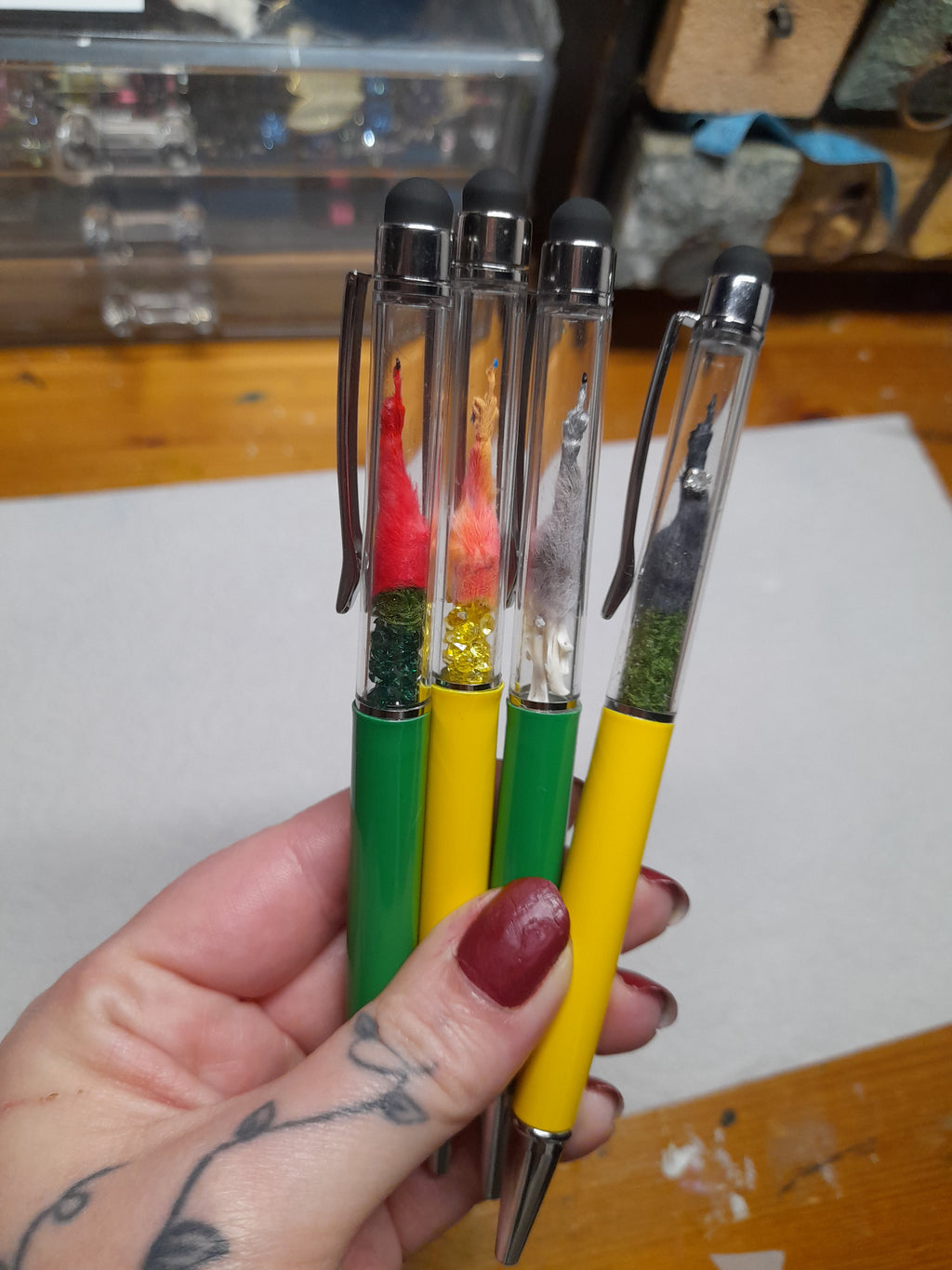 Fuxk You Pen Friend- Rainbow Arm + Yellow Barrel