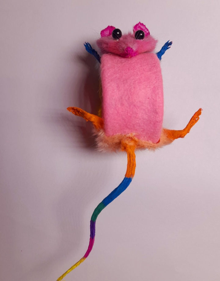 Mouse Taxidermy Slapband Novelty Bracelet