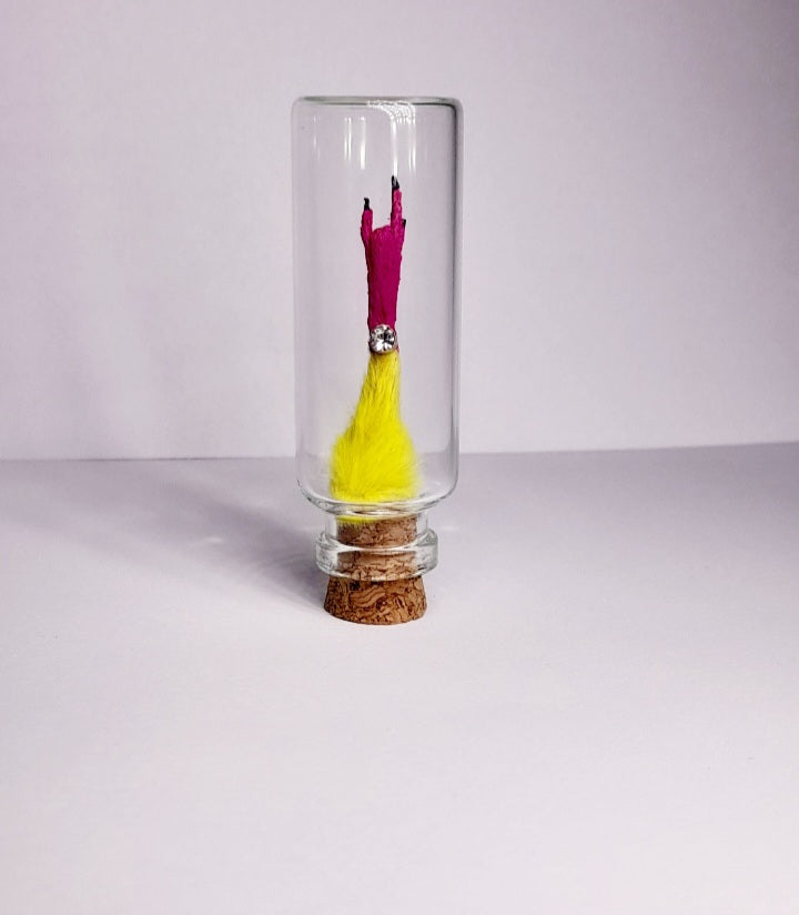 Rocker Mouse Arm In Yellow/Purple With Jewel