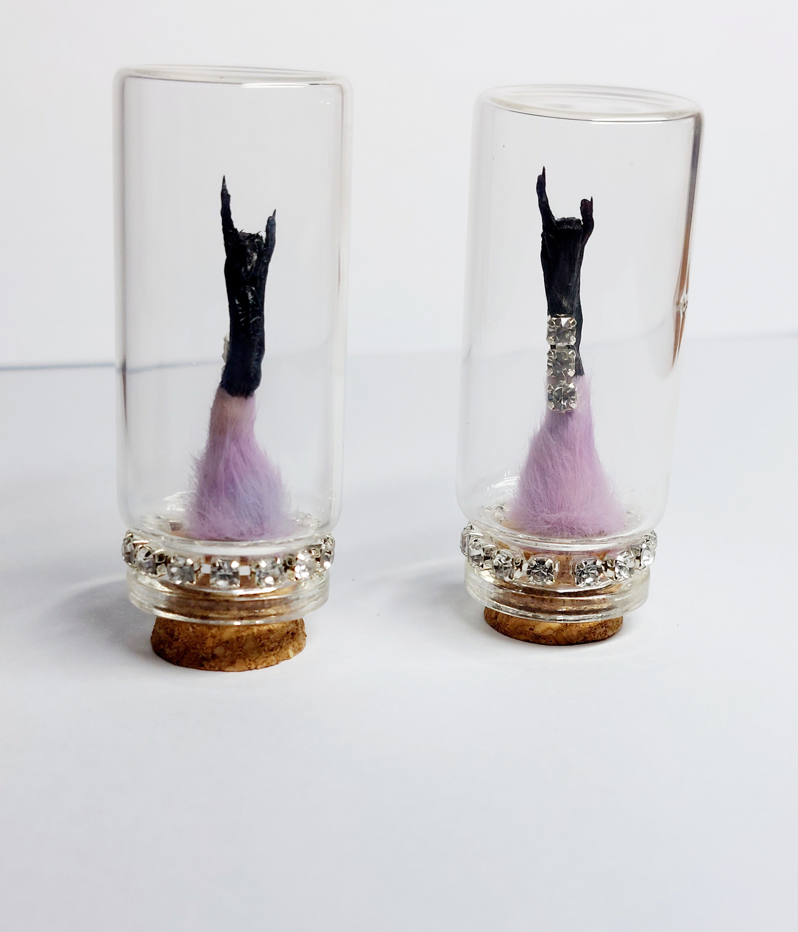 Purple/Black Jewelled Rock N Roll Mouse Arm