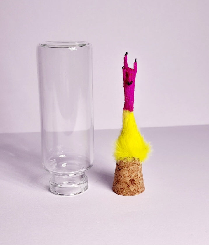 Rocker Mouse Arm In Yellow/Purple With Jewel