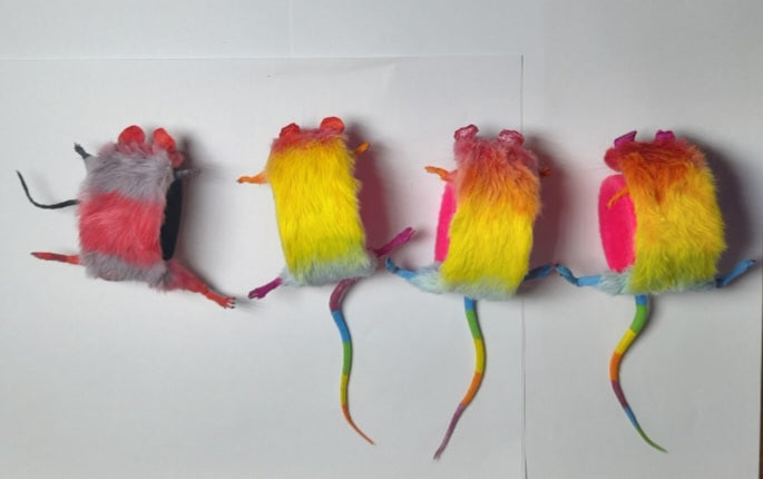 Mouse Taxidermy Slapband Novelty Bracelet