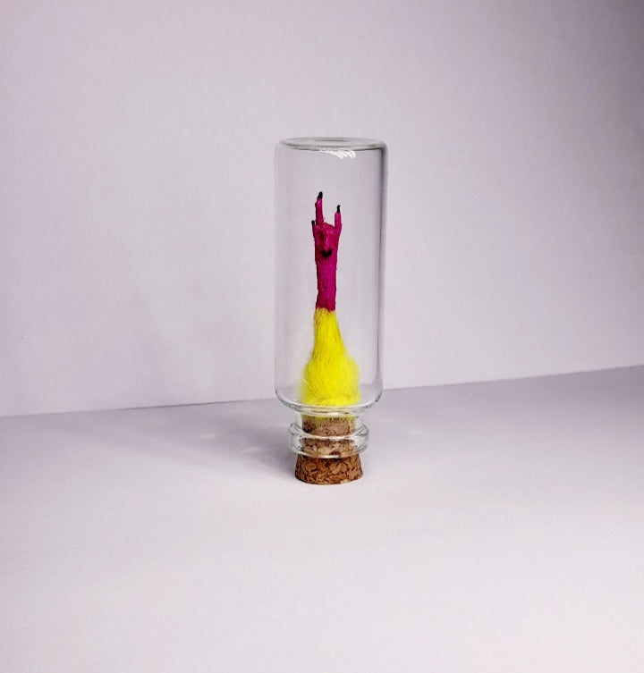 Rocker Mouse Arm In Yellow/Purple With Jewel