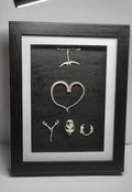 I Love You Mouse Bone & Tail Frame