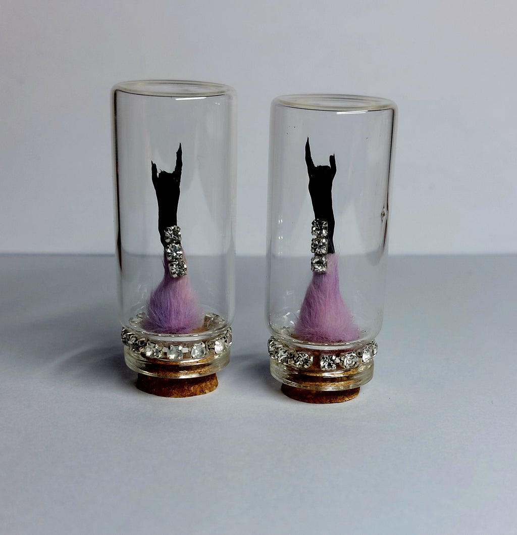 Purple/Black Jewelled Rock N Roll Mouse Arm