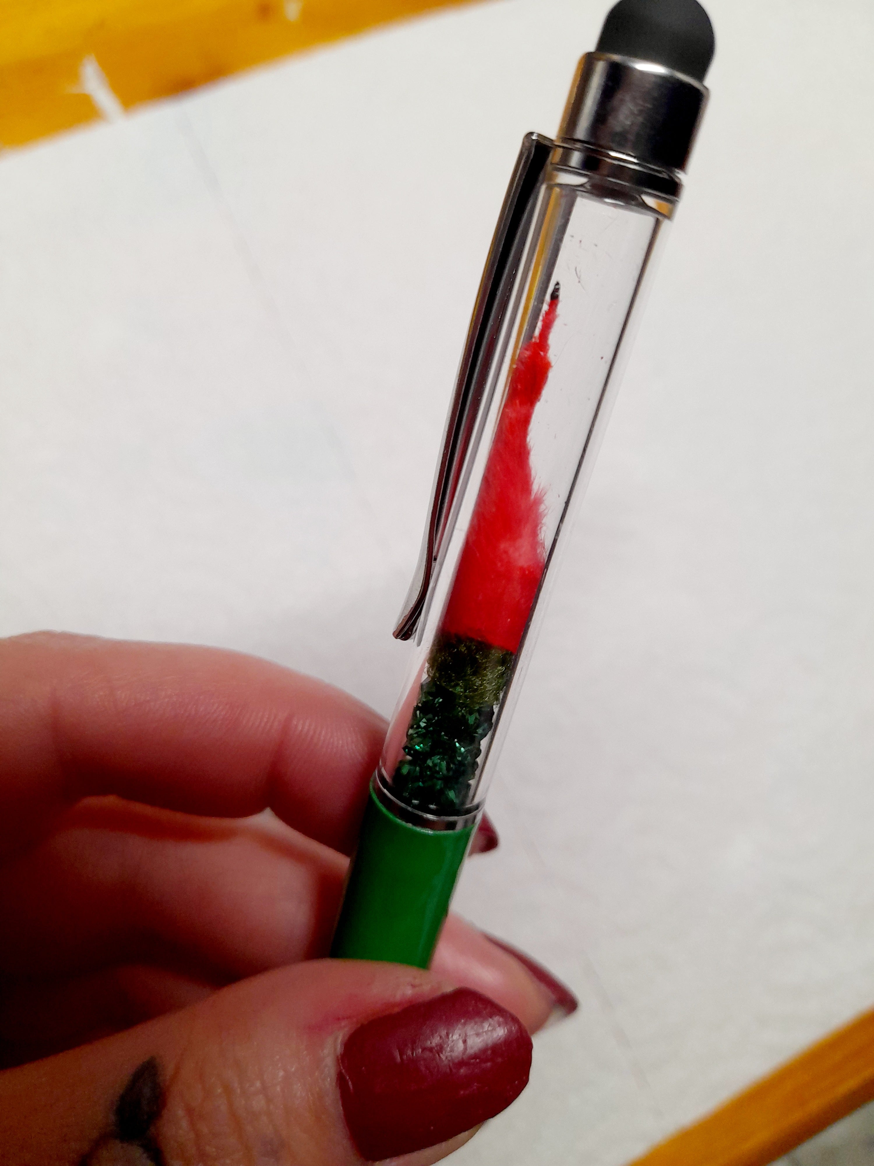 Fuxk You Pen Friend - Red Arm & Green Barrel