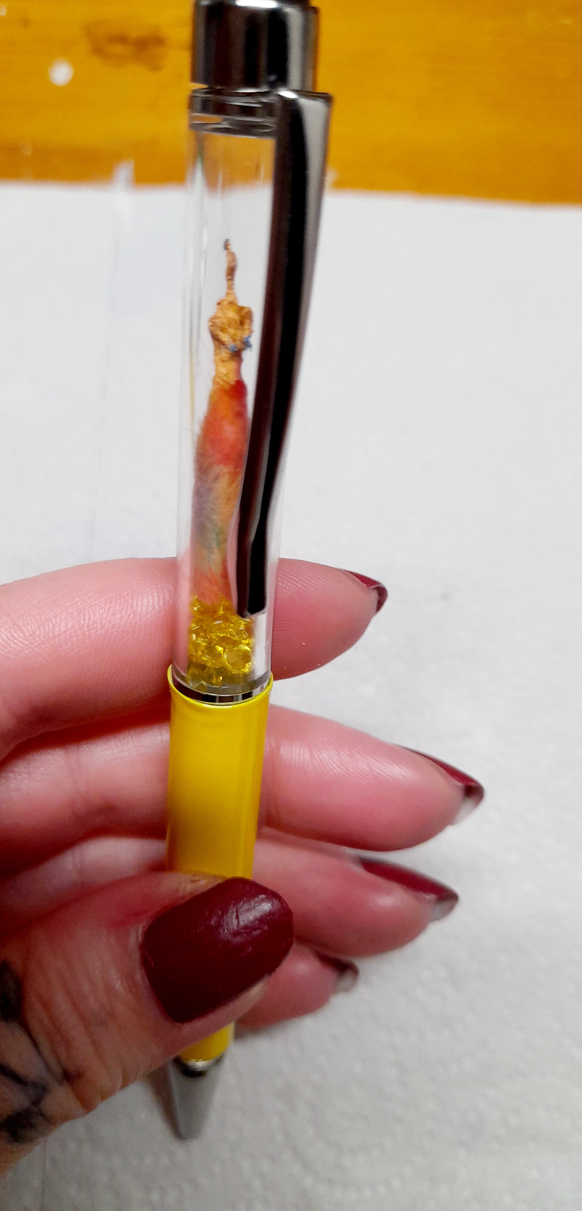 Fuxk You Pen Friend- Rainbow Arm + Yellow Barrel